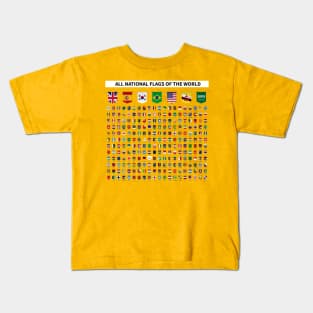 All flags of the world Kids T-Shirt
